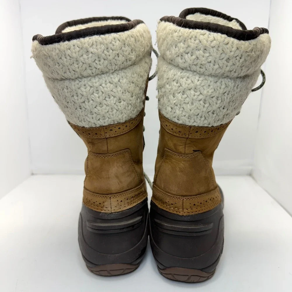 The North Face Shellista Boots Womens 9 Lace Luxe Brown Waterproof NF00CVX2
